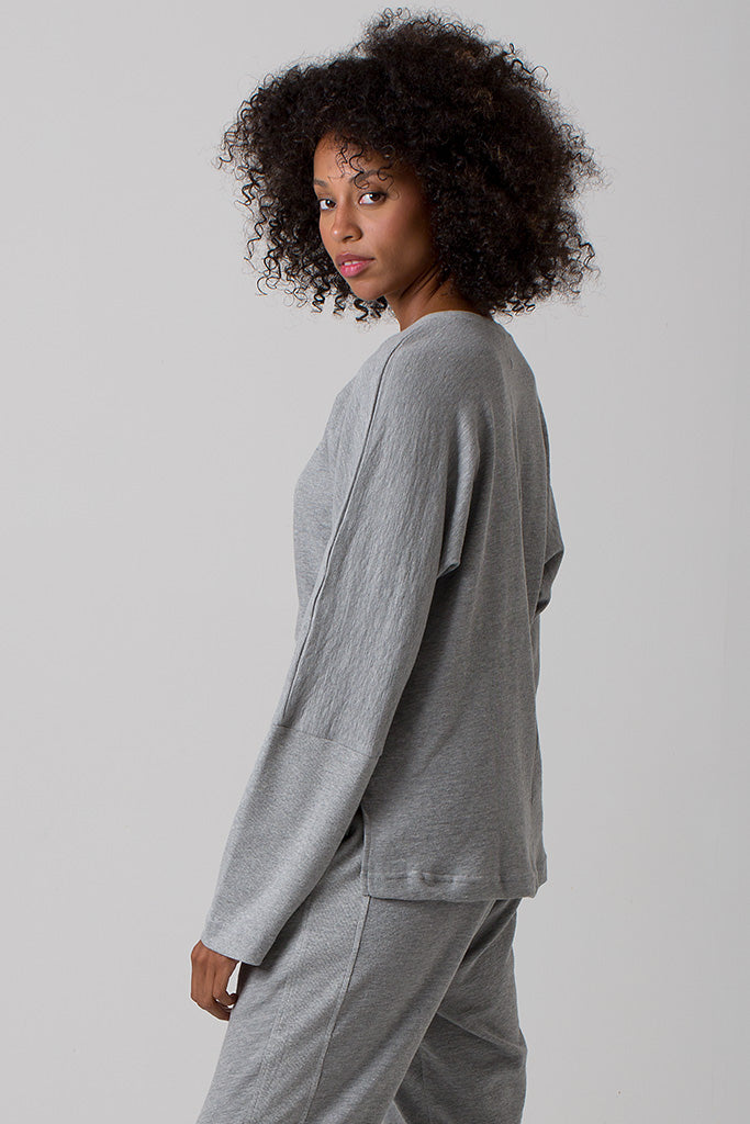 Charlie Sweater - Cotton Jersey - Grey