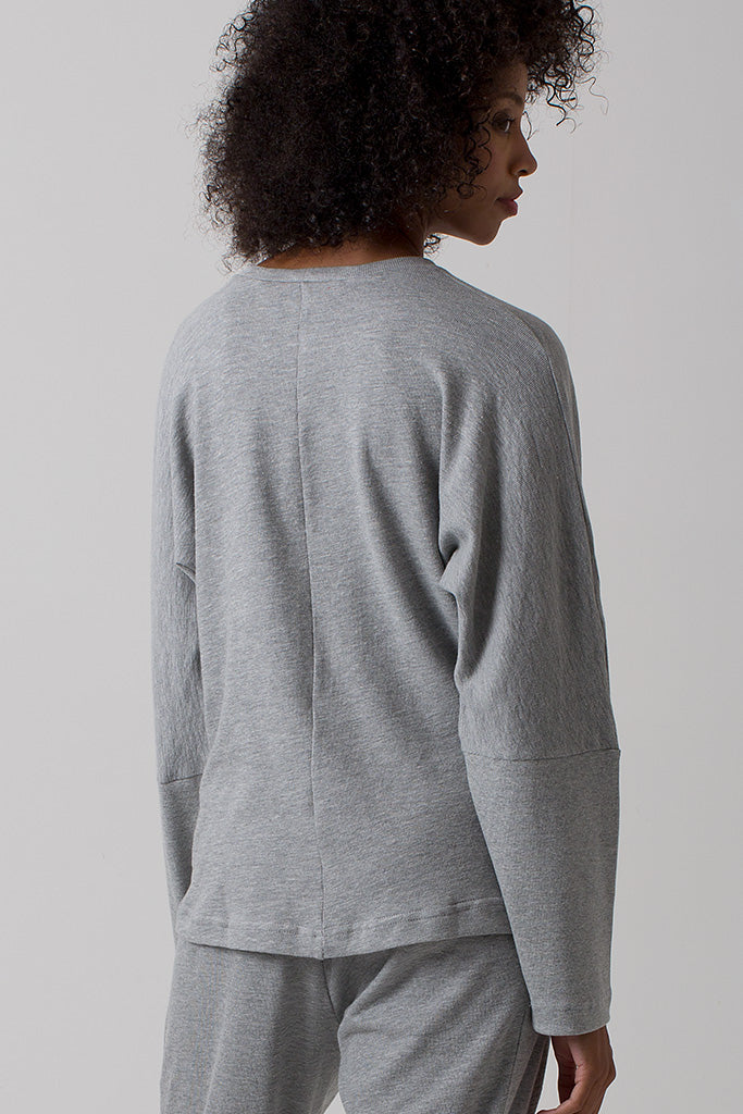 Charlie Sweater - Cotton Jersey - Grey