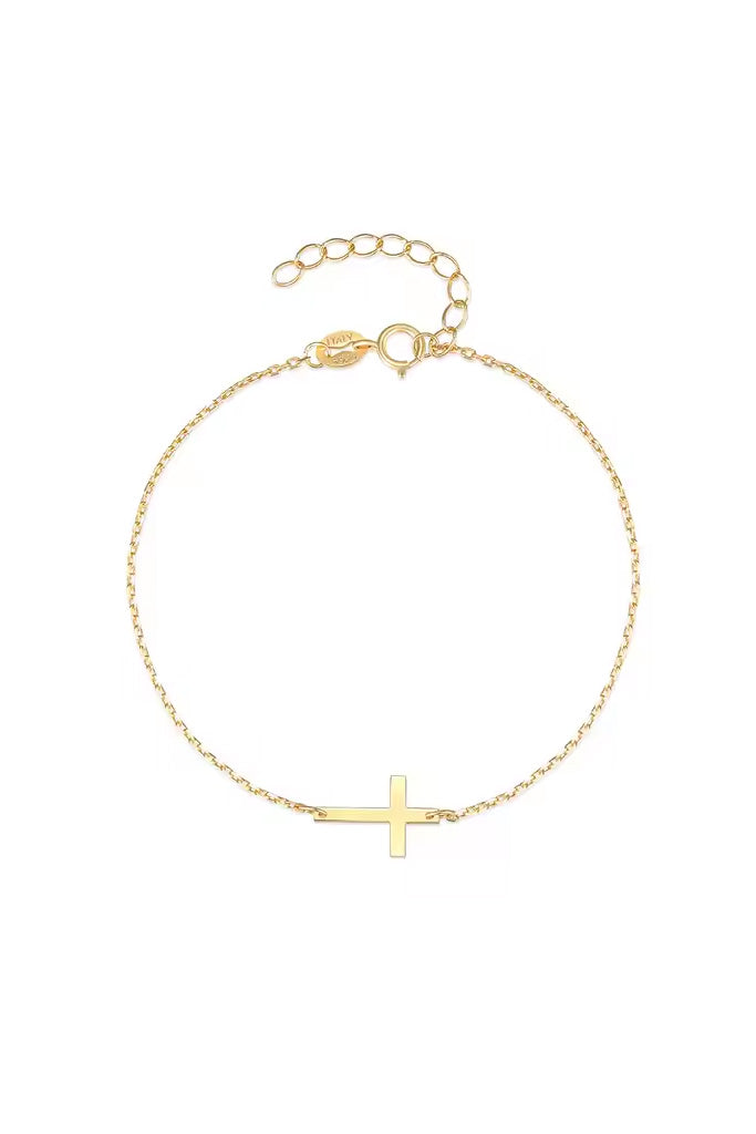 Cross Bracelet - Gold