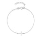 Cross Bracelet - Sterling Silver