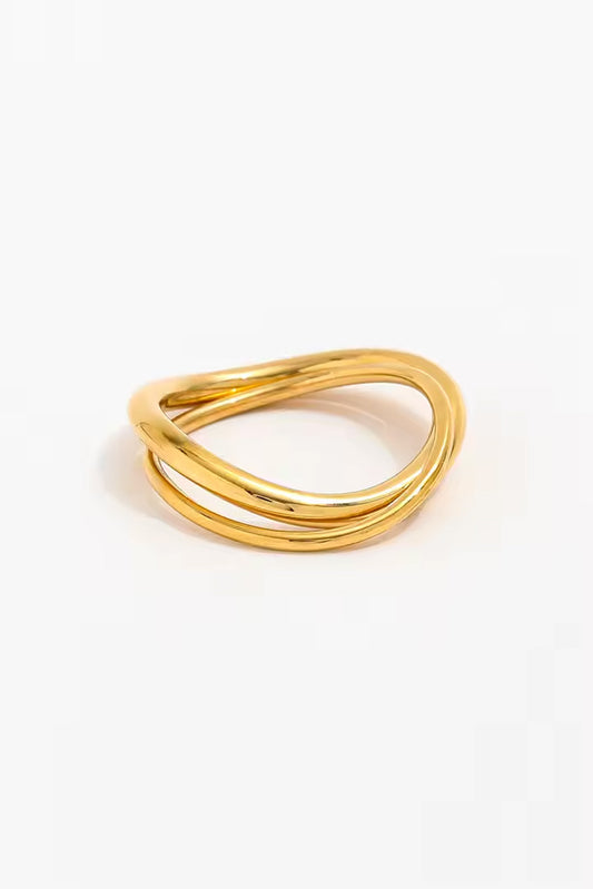 Crossover Ring - Gold