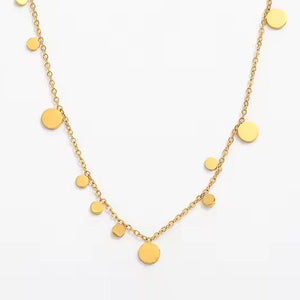 Disc Pendant Necklace