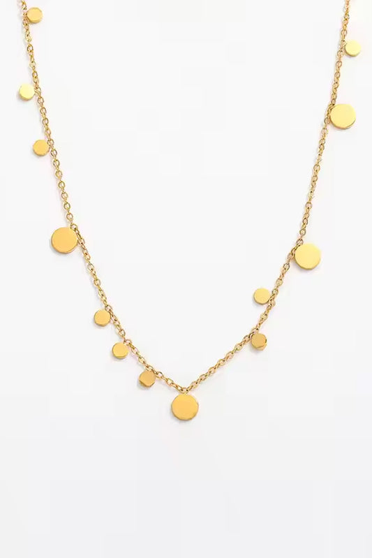 Disc Pendant Necklace