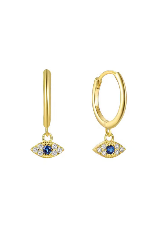 Evil Eye Huggies - Gold