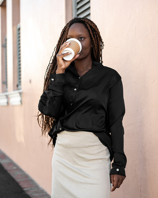 Boyfriend Cuffed Shirt