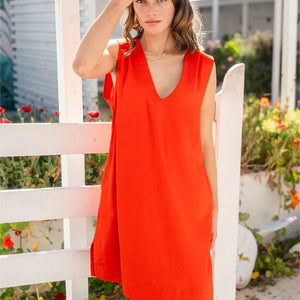 Madison Dress - Tangerine