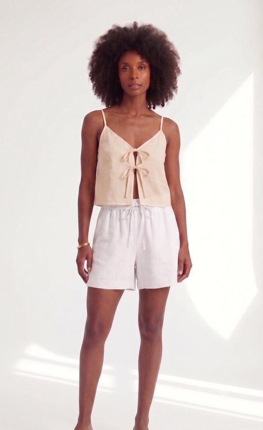Inês Tie Cami Cotton Voile