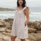 Jane Dress Linen Cotton - Natural