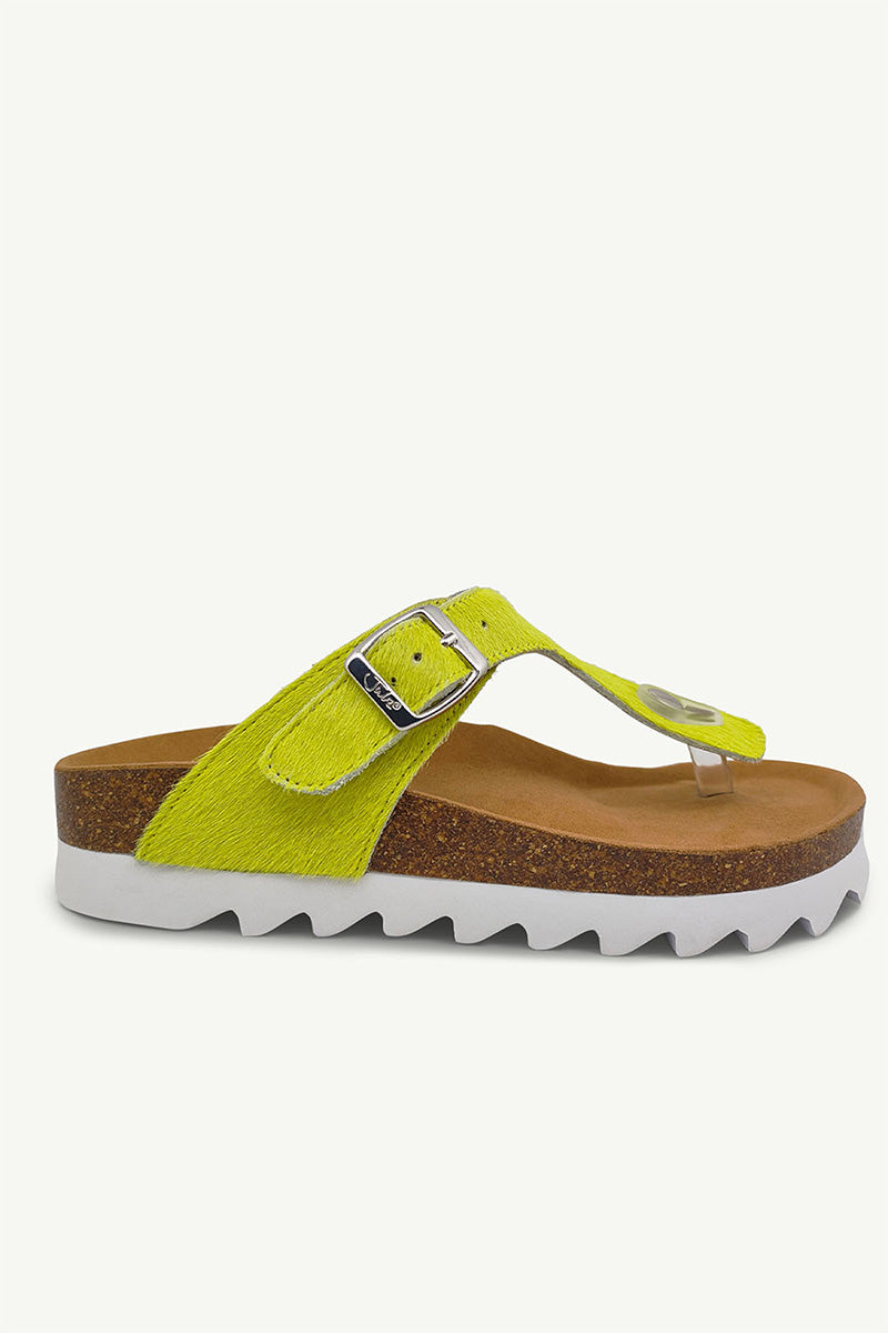 Jason Sandal in Chartreuse