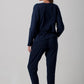 Kate Comfy Joggers - Cotton Jersey - Navy