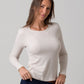 Kim Ribbed Top - Oatmeal