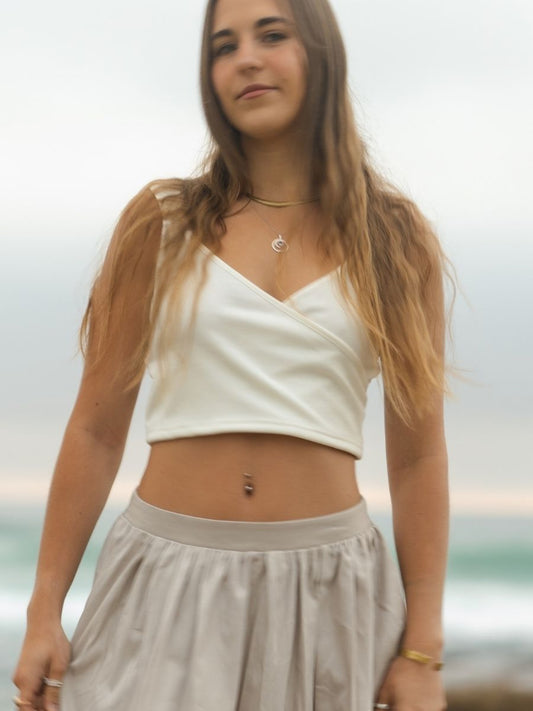 Lexi Crop Top - Cream