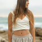 Lexi Crop Top - Cream