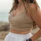 Lexi Crop Top - Stone