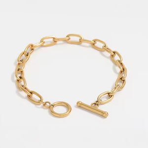 Gold Link Bracelet