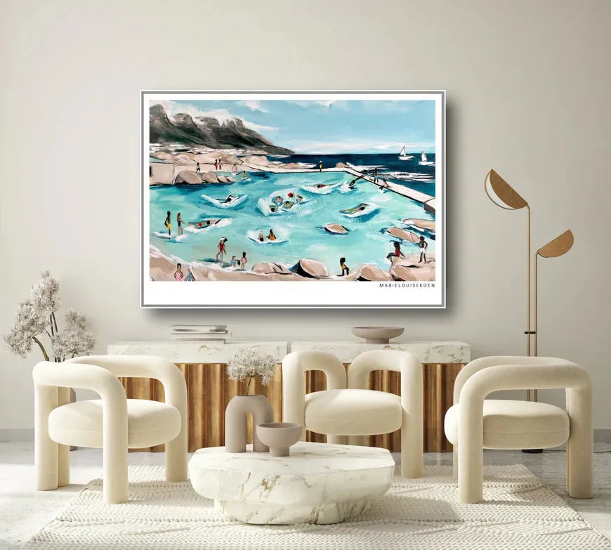 Framed A2 Camps Bay