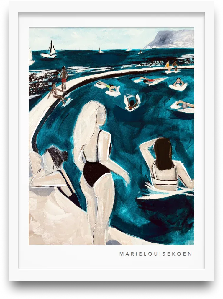 A2 Print Tidal Pools Dalebrook Ladies