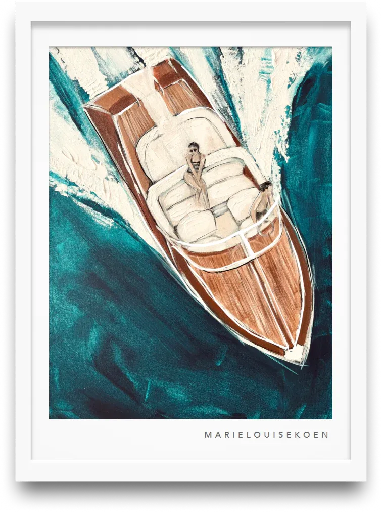 A2 Print Italian Riviera