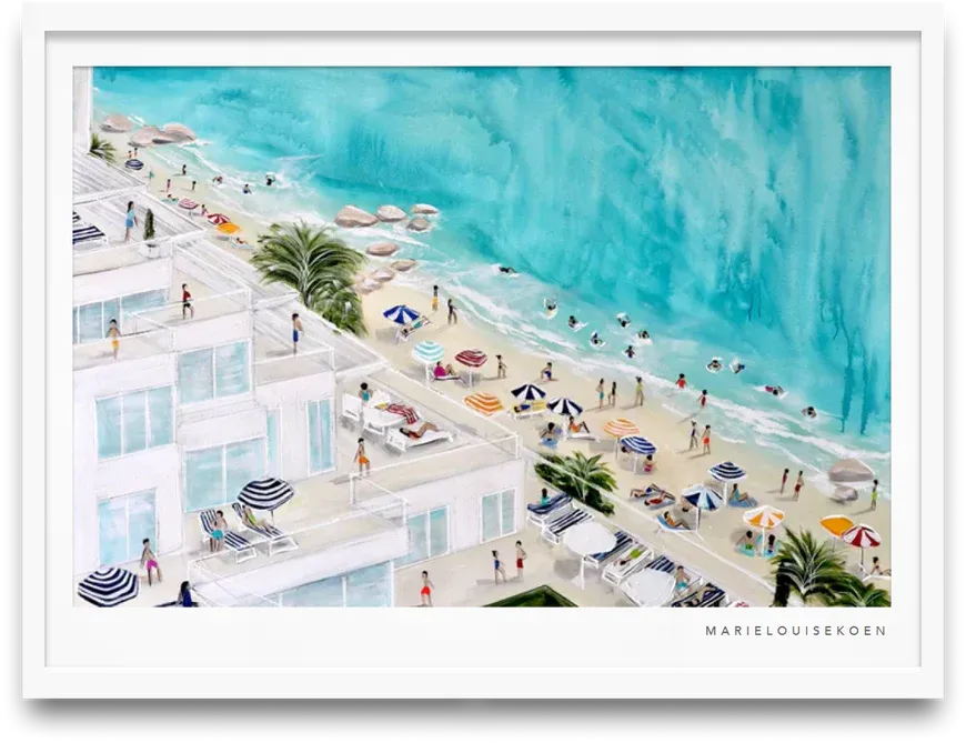 A2 Print Cape Town Summer 2022 Clifton From a Building