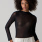 Miranda Mesh Top - Black