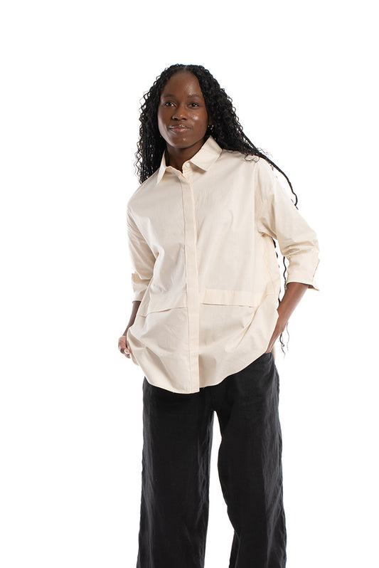 Monroe Shirt - Light Stone