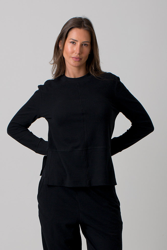 Penny Sweater - Cotton Jersey - Black