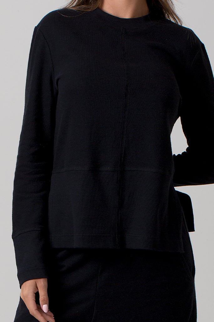 Penny Sweater - Cotton Jersey - Black