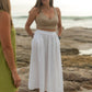Poppy Maxi Skirt - White
