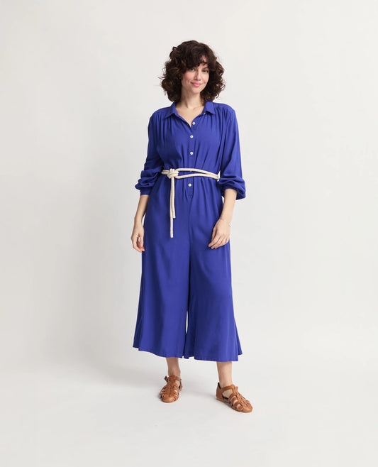 Libra Oversized Button Up Jumpsuit
