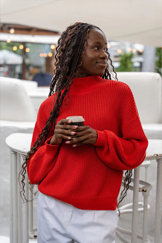 Paige Sweater - Scarlet