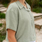 Santana Shirt Muslin - Sage