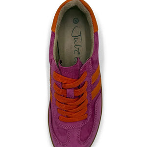 Shiloh Sneaker - Fuchsia & Orange