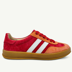 Shiloh Sneaker - Red, Orange & White