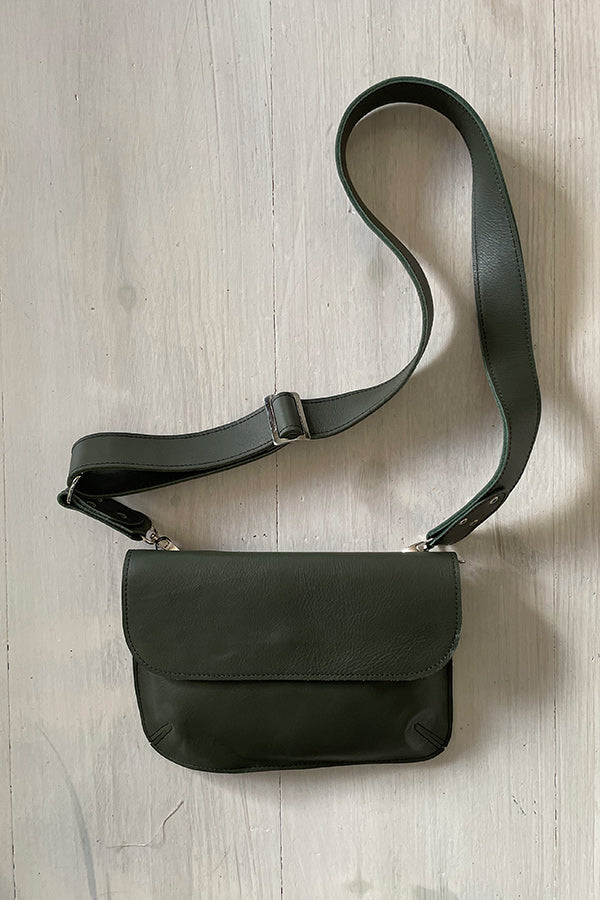 The Small Sling Pouch Bag in Olive