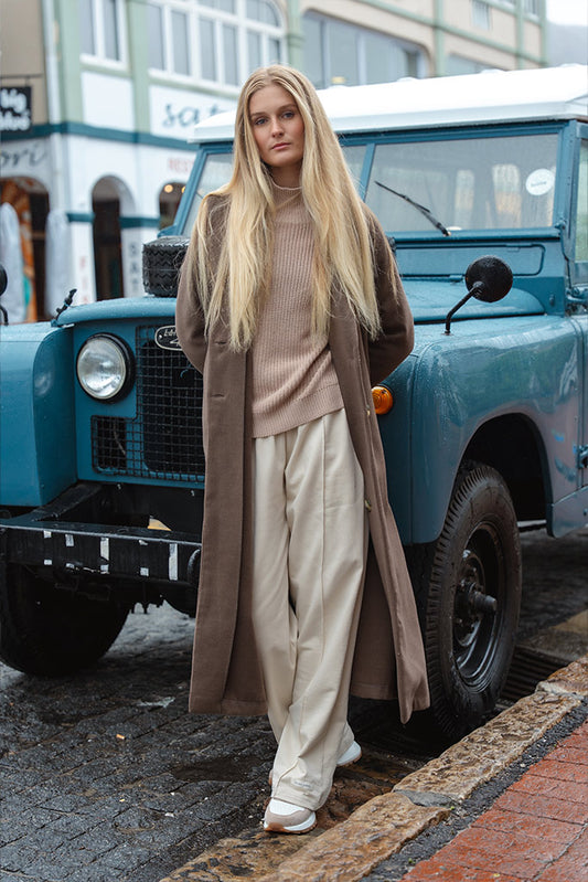 Spencer Over Coat - Chocolate