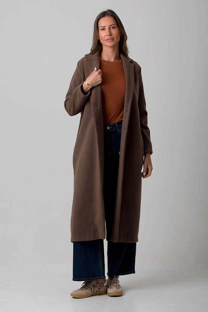 Spencer Over Coat - Chocolate