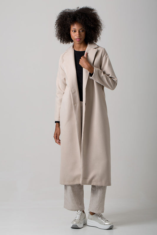 Spencer Over Coat - Stone