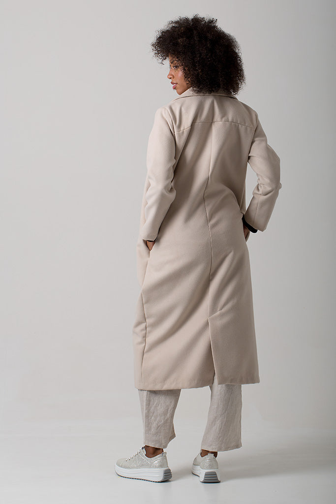 Spencer Over Coat - Stone