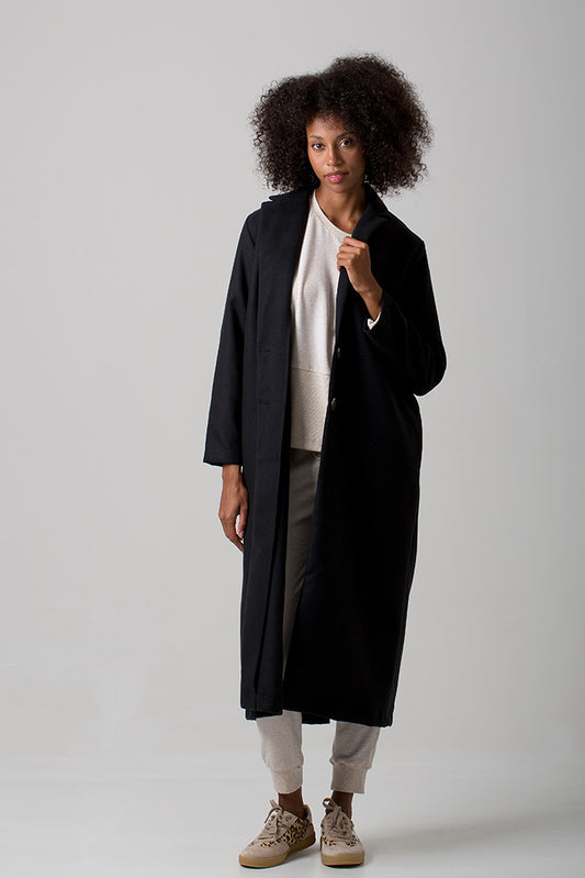Spencer Over Coat - Black