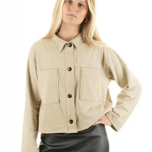 Suede Pocket Jacket