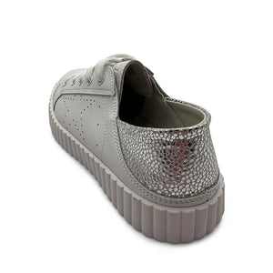 Valentina Sneaker - White & Silver Specs