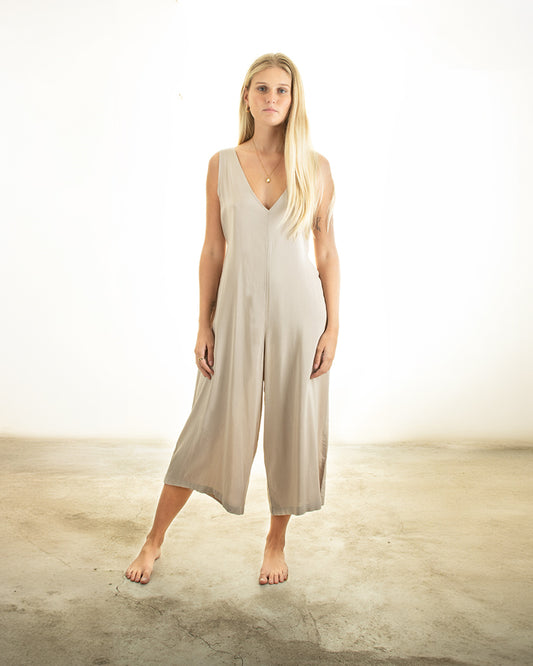 Vest Strap Culotte Viscose Jumpsuit