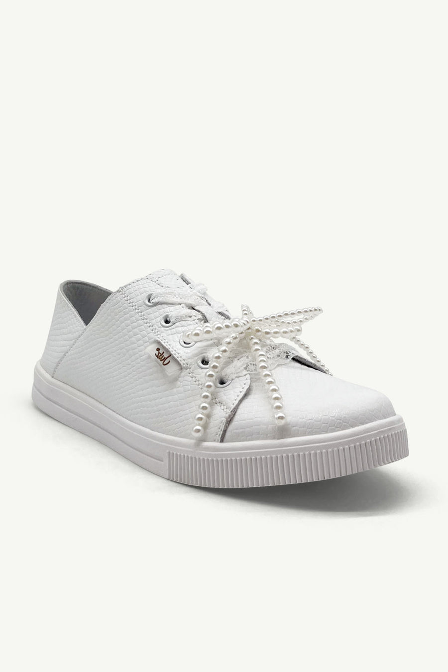 Vicki Sneaker - White Pebble