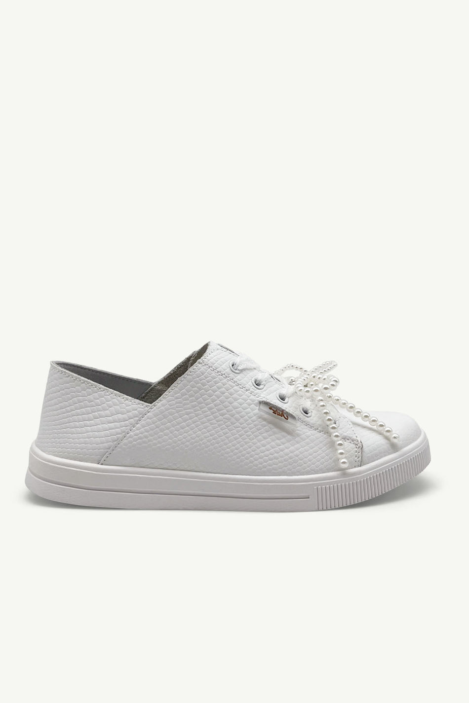 Vicki Sneaker - White Pebble