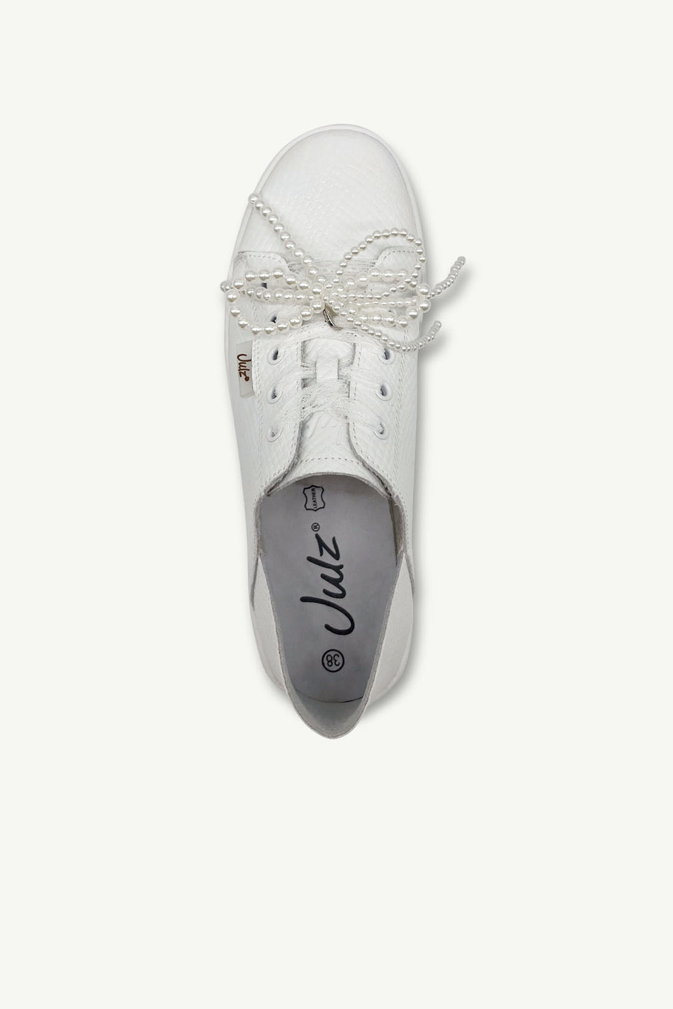 Vicki Sneaker - White Pebble