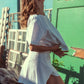 Zoe Wrap Skirt Washer Cotton - Cream