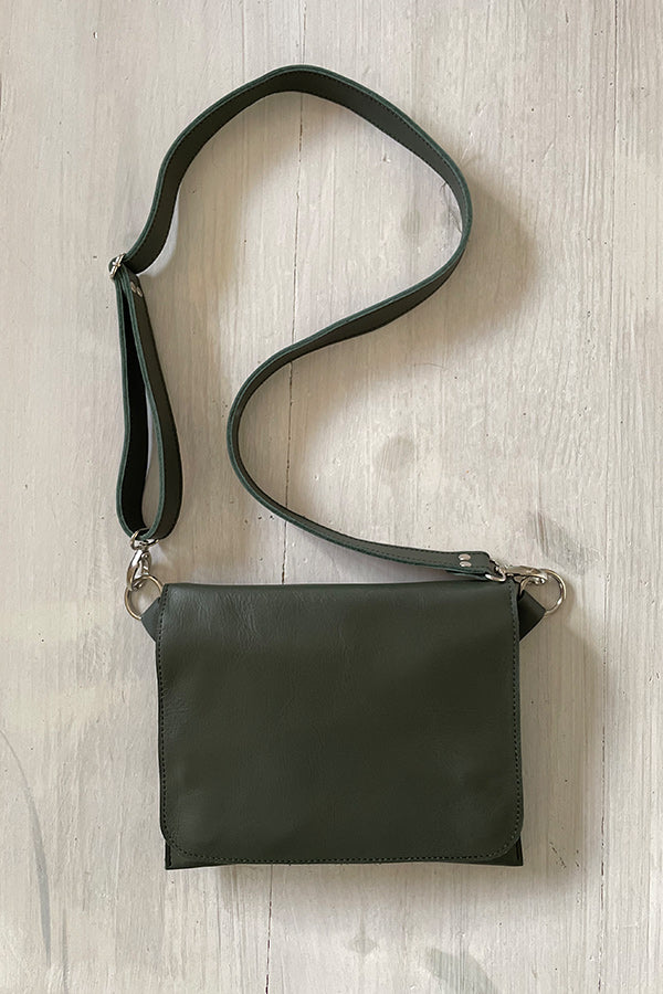 The Credit Card Bag in Olive