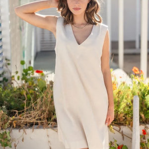Madison Dress - Oatmeal