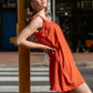 Tallulah Dress - Tangerine
