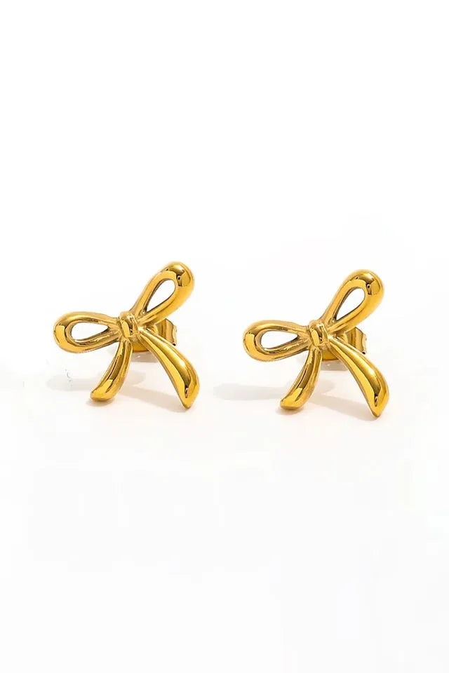 Bow Studs - Gold
